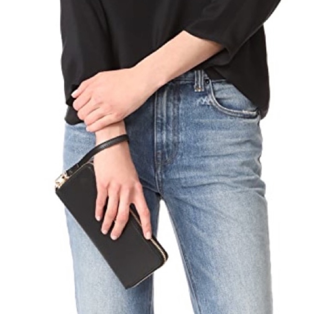 tory burch Parker leather continental black wallet - Picture 11 of 11